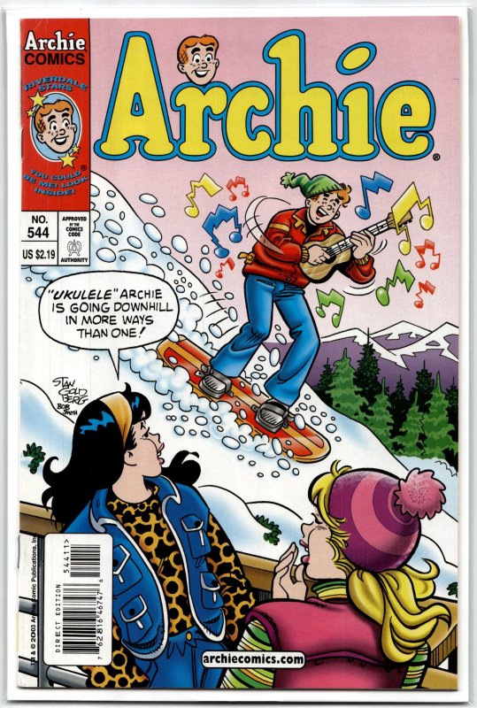 Archie #544 (Archie Comics, 2004), raw, ungraded comic book — front cover
