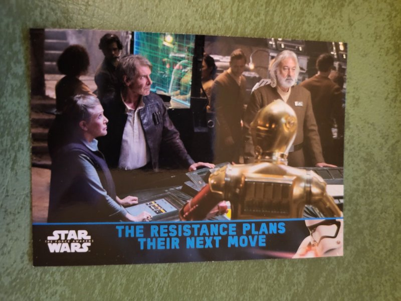 2017 Star Wars: The Force Awakens Series 2 Blue Parallel #78 (2017), raw, ungraded comic book — front cover