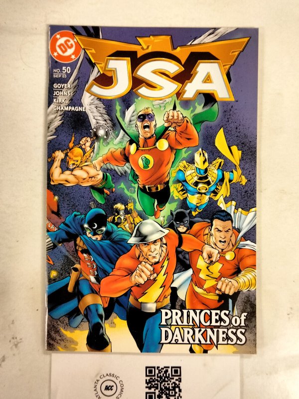 JSA #50 (DC Comics), raw comic book in NM condition — front cover
