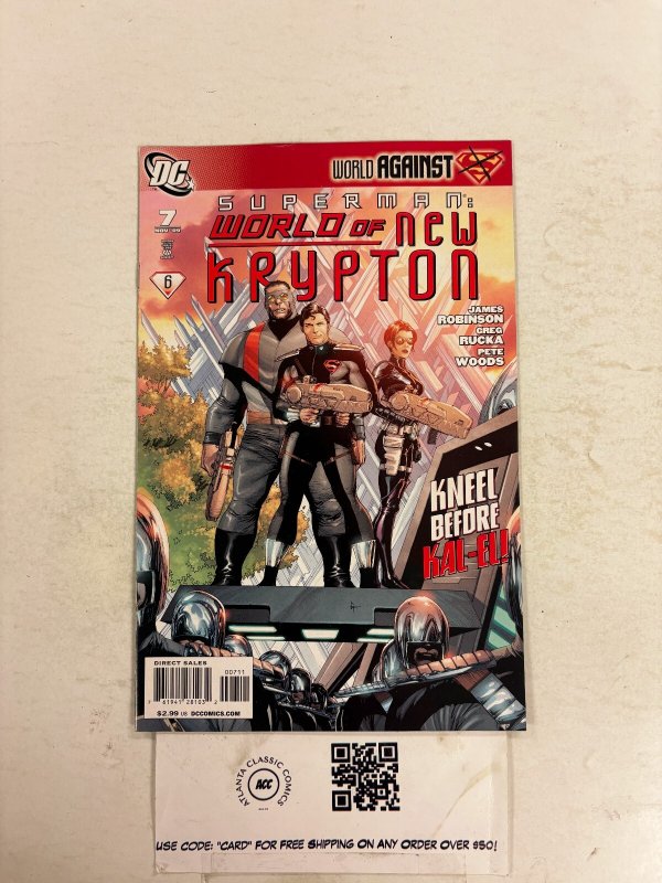 Superman #7 (DC Comics, 2009), raw comic book in NM condition — front cover