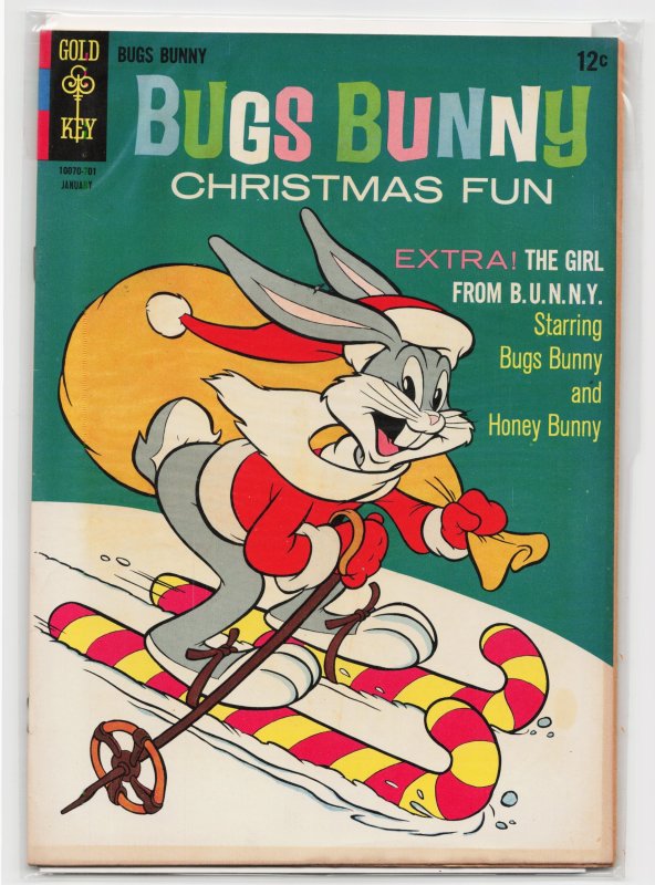 Bugs Bunny #109 (Gold Key, 1967), raw, ungraded comic book — front cover