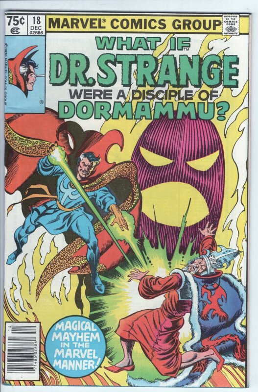 What IF? #18 - 4.5 - WP - Dr. Strange (Marvel Comics), raw comic book in 4.5 condition — front cover