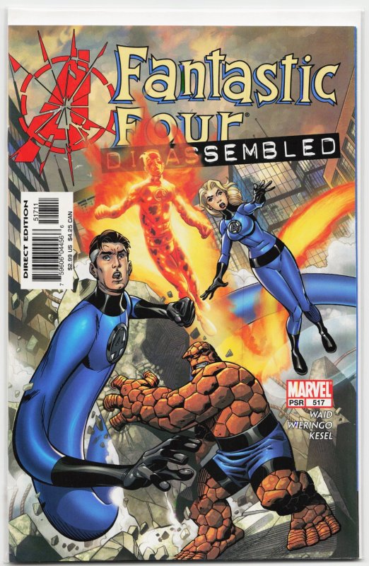 Fantastic Four #517 (Marvel Comics, 2004), raw, ungraded comic book — front cover