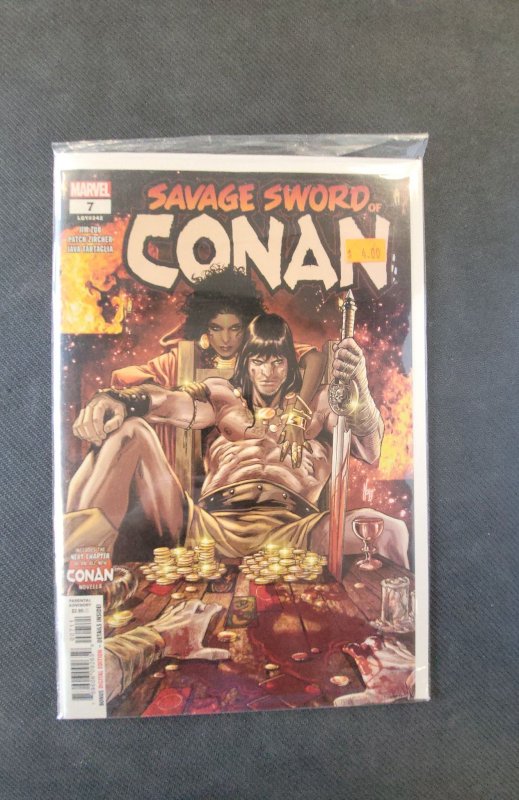 The Savage Sword of Conan #7 (2019), raw, ungraded comic book — front cover