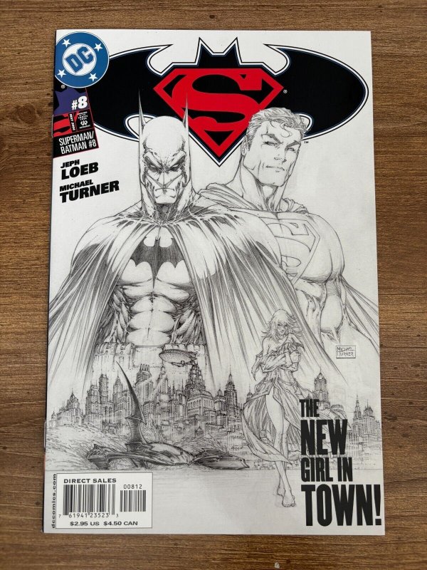 Superman Batman #8 (DC Comics, 2017), raw comic book in NM condition — front cover