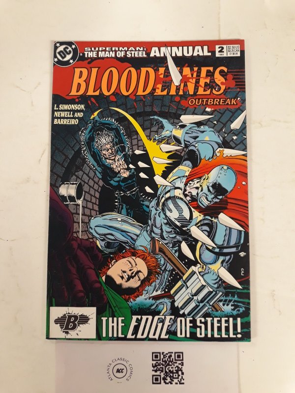 Superman Man of Steel Annual #2 (DC Comics), raw comic book in NM condition — front cover