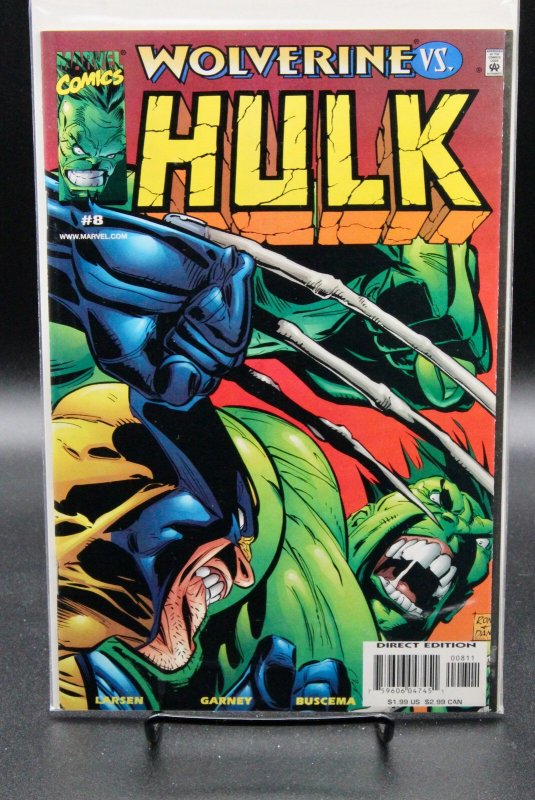 Hulk #8 (Marvel Comics, 1999), raw, ungraded comic book — front cover