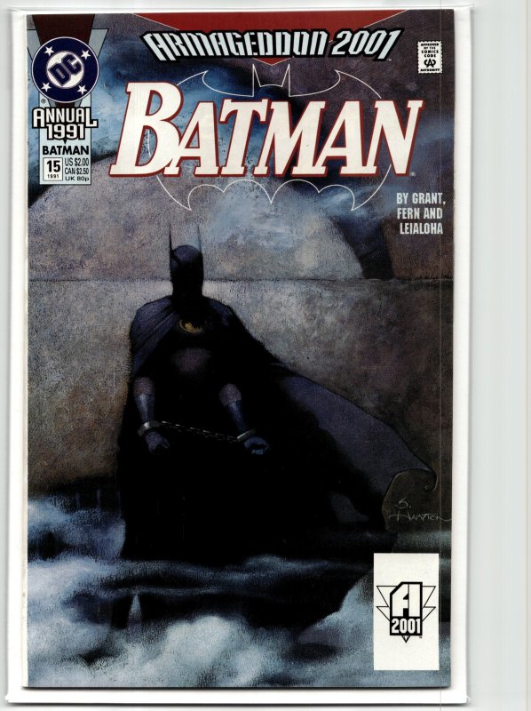 Batman Annual #15 (DC Comics, 1991), raw, ungraded comic book — front cover