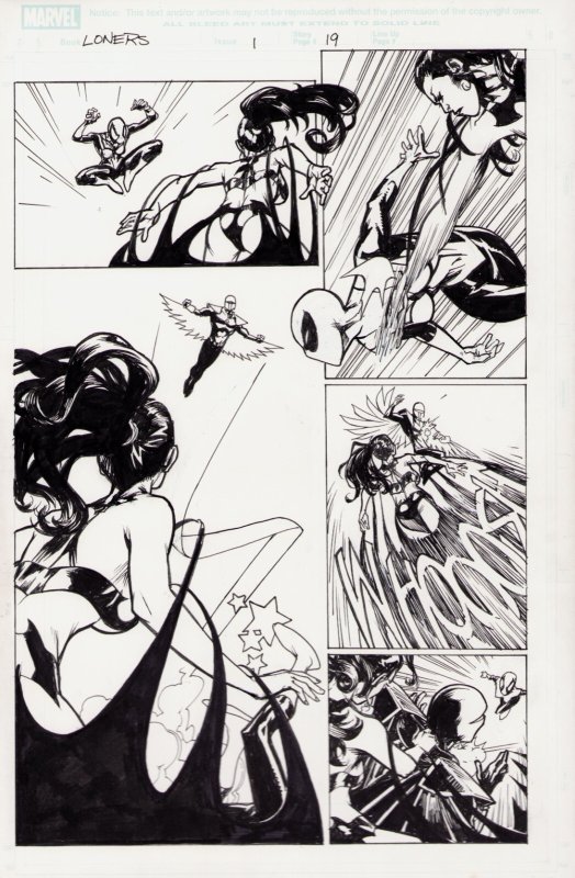 Loners #1 (2007), raw, ungraded comic book — front cover