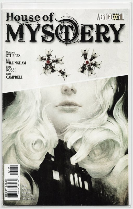 House of Mystery #1 (DC Comics, 2008), raw, ungraded comic book — front cover