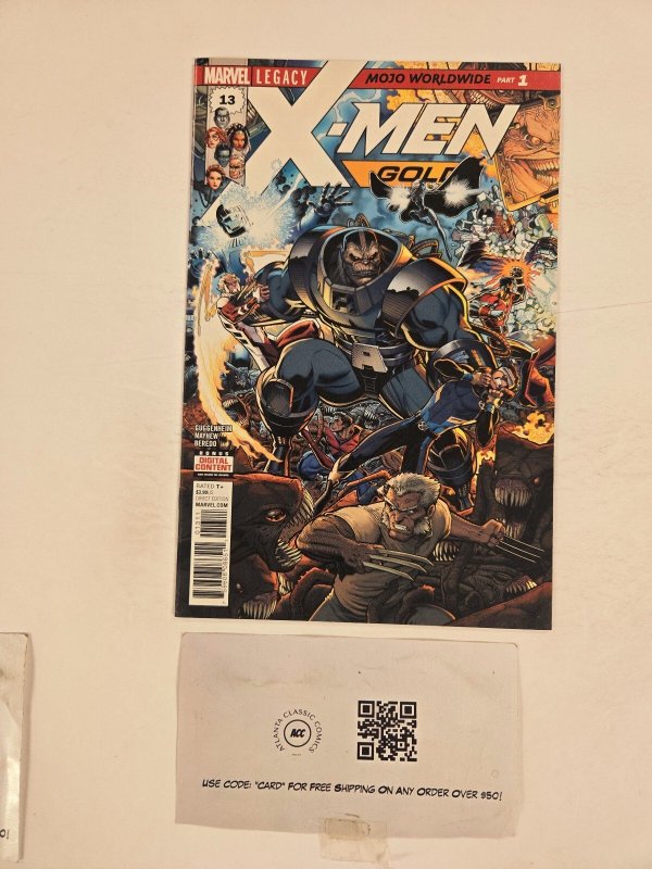 X-Men Gold #13 (Marvel Comics), raw comic book in NM condition — front cover