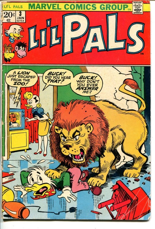 Li'l Pals #3 (Marvel Comics, 1973), raw, ungraded comic book — front cover