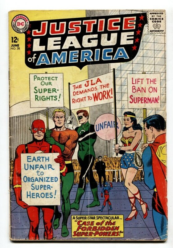 Justice League of America #28 (DC Comics, 2009), raw comic book in VG- condition — front cover