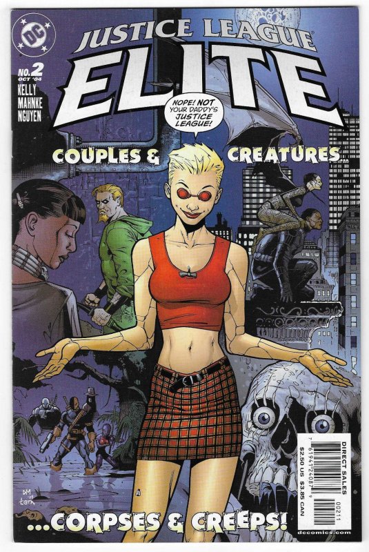 Justice League Elite #2 (DC Comics, 2004), raw, ungraded comic book — front cover