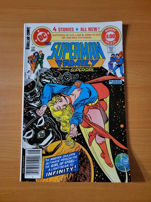 Superman Family #221 (DC Comics, 1982), raw comic book in NM condition — front cover