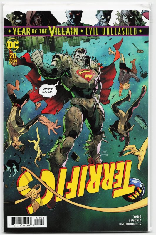 The Terrifics #20 (DC Comics, 2019), raw, ungraded comic book — front cover