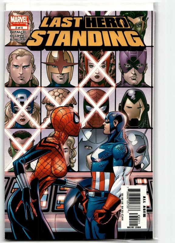 Last Hero Standing #2 (2005), raw, ungraded comic book — front cover