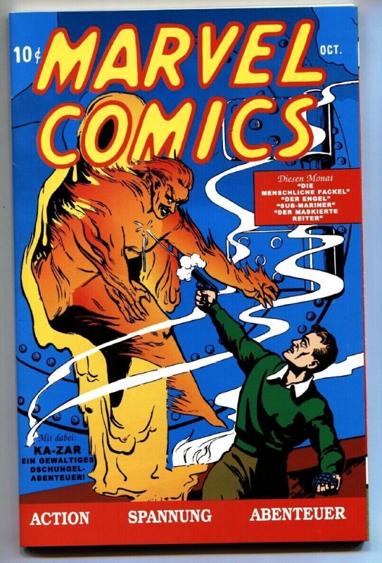 Marvel Mystery Comics #1 (Timely Comics), raw, ungraded comic book — front cover