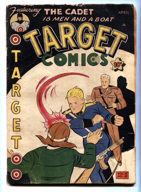 Target Vol. 4 #12, raw, ungraded comic book — front cover