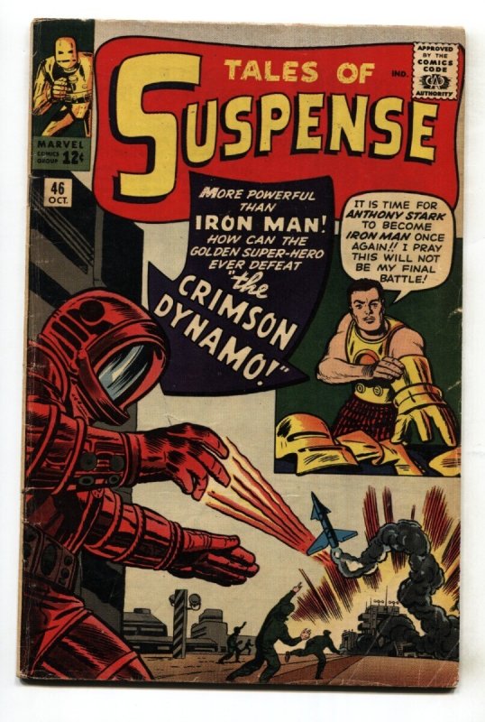 Tales of Suspense #46 - 1963 - Marvel - VG - Comic Book (Marvel Comics, 1963), raw comic book in VG condition — front cover