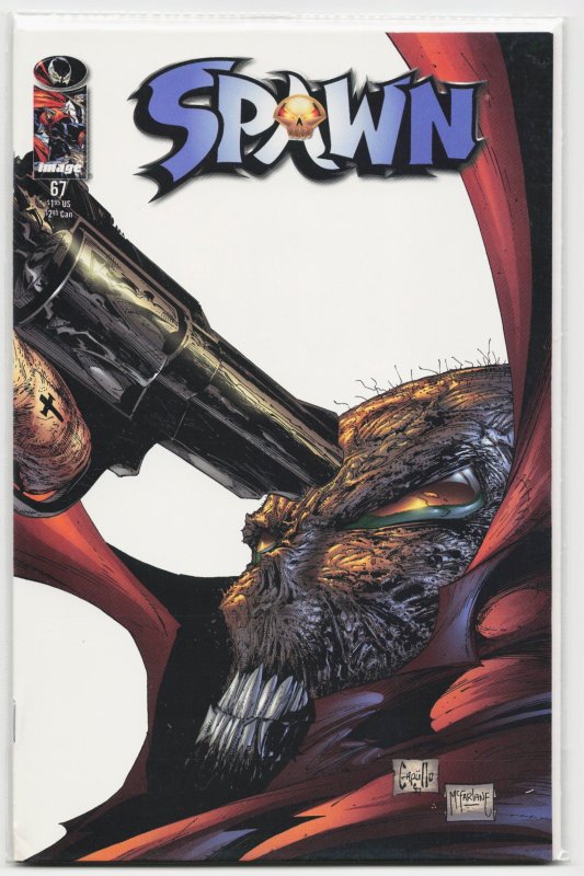 Spawn #67 (Image Comics, 1997), raw, ungraded comic book — front cover