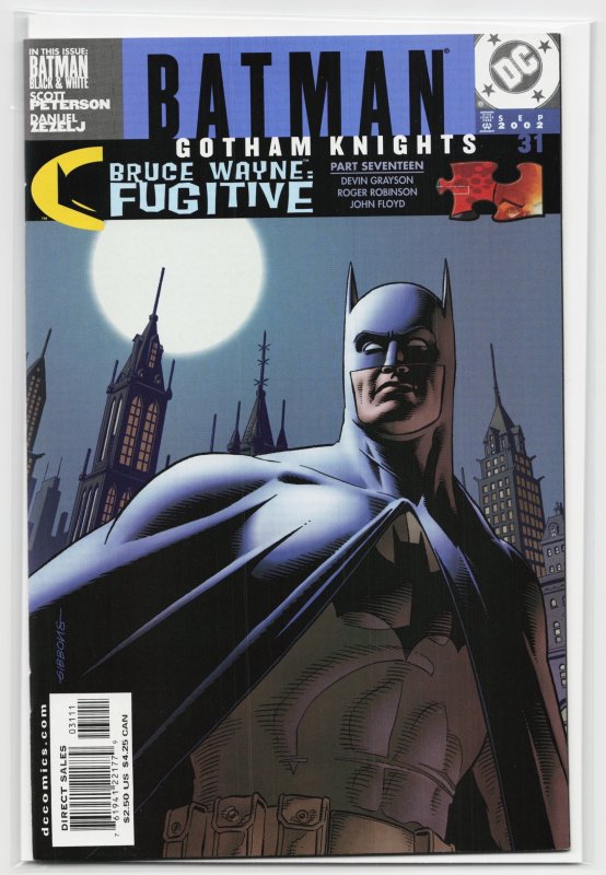 Batman: Gotham Knights #31 (DC Comics, 2002), raw, ungraded comic book — front cover