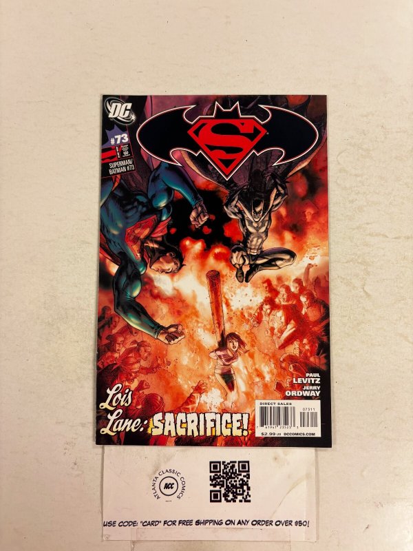 Superman Batman #73 (DC Comics, 2010), raw comic book in NM condition — front cover