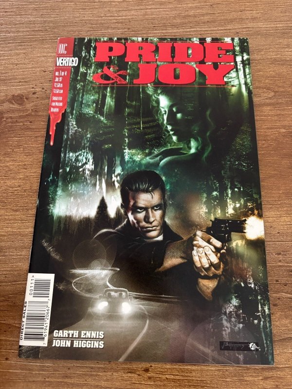Lot of 4 Pride & Joy DC Vertigo Comic Books # 1 2 3 4 Vf-Nm 8 J480, raw comic book in NM condition — front cover