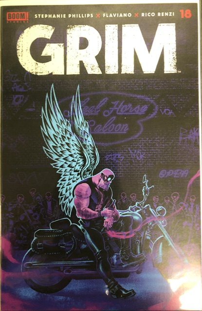 Grim #18 (Boom! Studios, 2024), raw, ungraded comic book — front cover