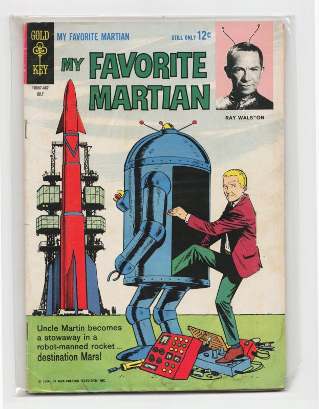My Favorite Martian #2 (Gold Key, 1964), raw, ungraded comic book — front cover