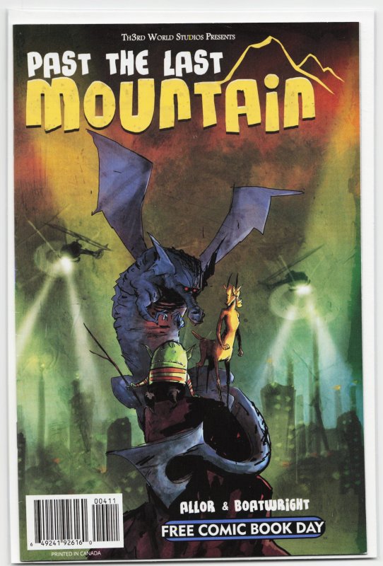 Past the Last Mountain (2011) (2011), raw, ungraded comic book — front cover