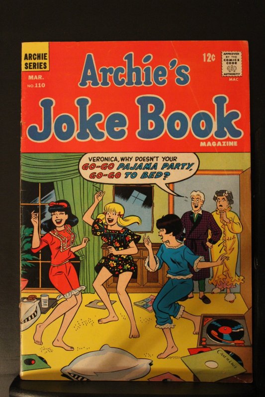 Archie's Joke Book Magazine #110 (Archie Comics, 1967), raw comic book in FN/VF condition — front cover