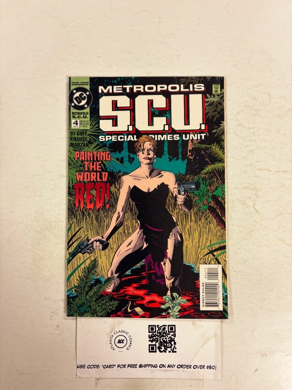 Metropolis S.C.U #4 (DC Comics), raw comic book in NM condition — front cover