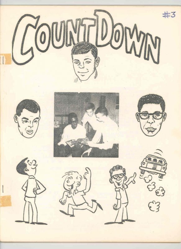 Count Down #3 (1964), raw comic book in VG condition — front cover