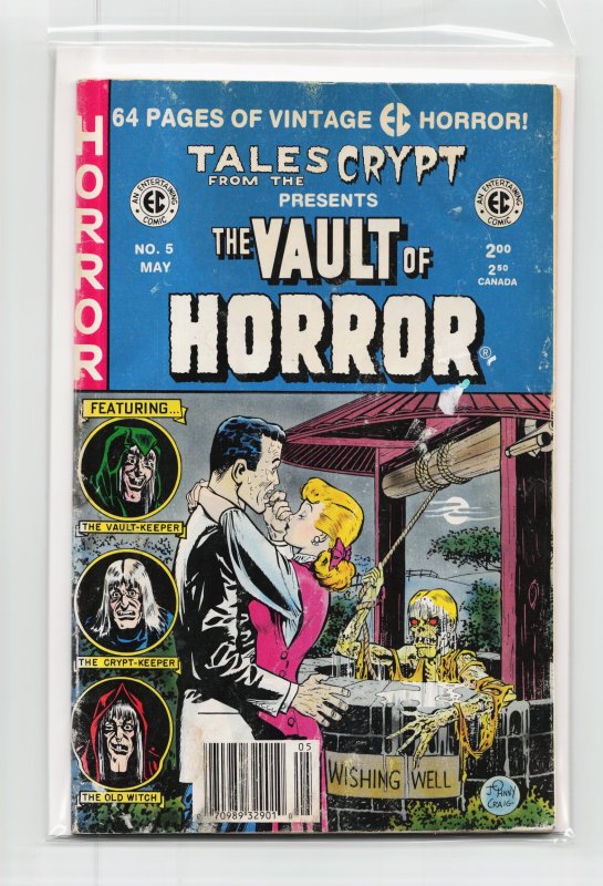 Vault of Horror #5 (Gladstone Publishing, 1992), raw, ungraded comic book — front cover