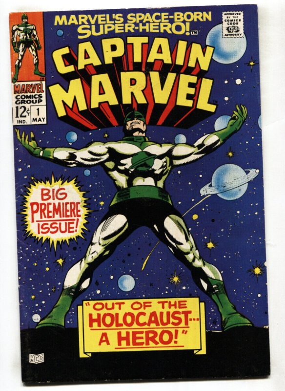 Captain Marvel #1 (Marvel Comics), raw, ungraded comic book — front cover