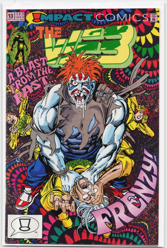 The Web #13 (1992), raw, ungraded comic book — front cover