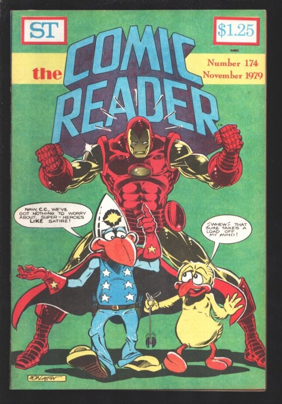 Comic Reader #174 (1979), raw, ungraded comic book — front cover