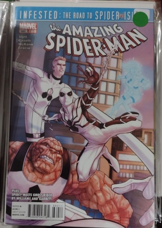 Amazing Spider-Man #660 (Marvel Comics, 2011), raw, ungraded comic book — front cover