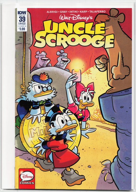 Uncle Scrooge #39 (IDW Publishing, 2018), raw, ungraded comic book — front cover