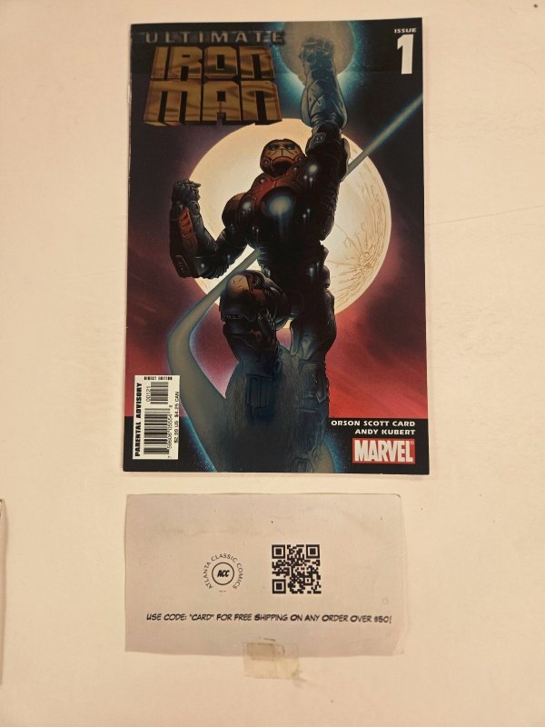 Ultimate Iron Man #1 (Marvel Comics), raw comic book in VF condition — front cover