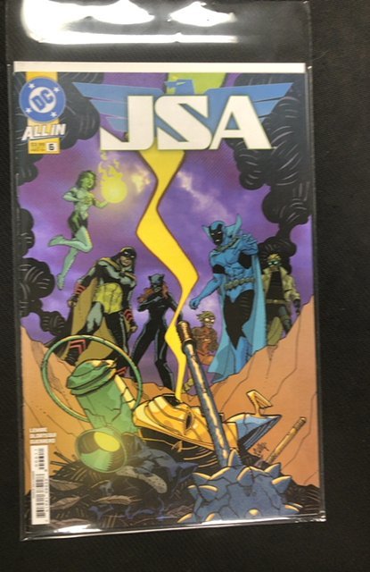 JSA #6 (DC Comics, 2025), raw, ungraded comic book — front cover