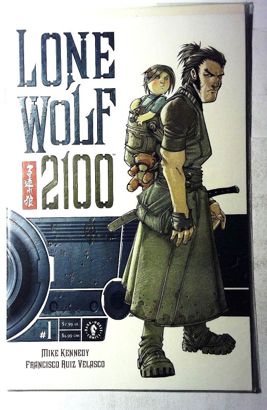 Lone Wolf 2100 #1 (Dark Horse Comics, 2002), raw, ungraded comic book — front cover
