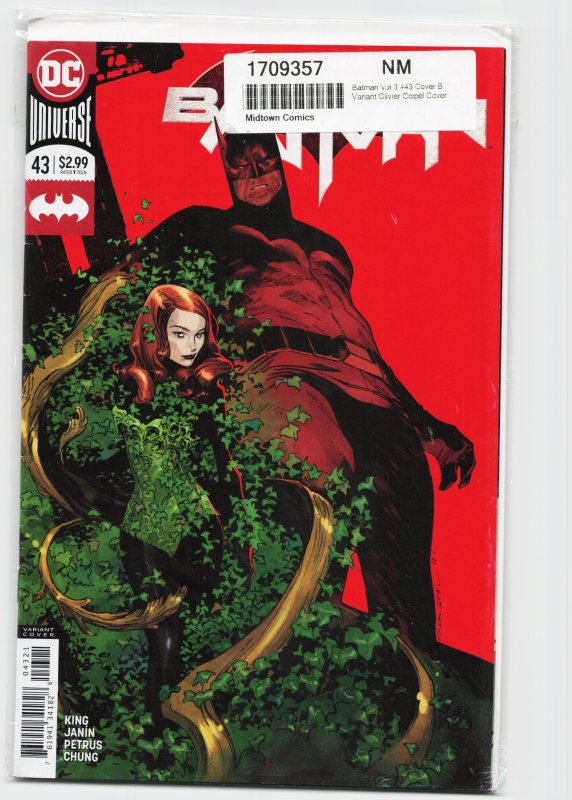 Batman #43 (DC Comics, 2018), raw, ungraded comic book — front cover