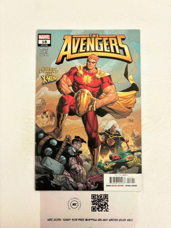 Avengers #18 (Marvel Comics), raw comic book in NM condition — front cover
