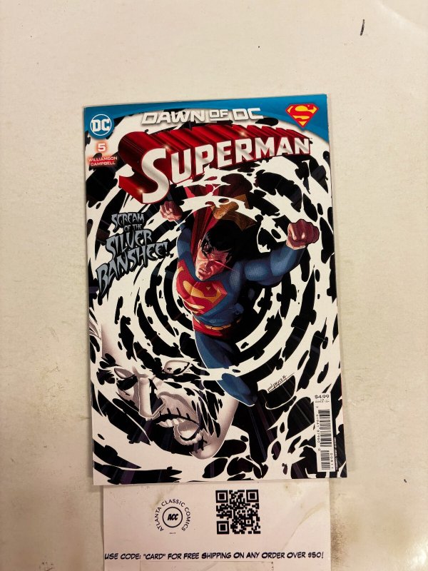 Superman #5 (DC Comics), raw comic book in NM condition — front cover