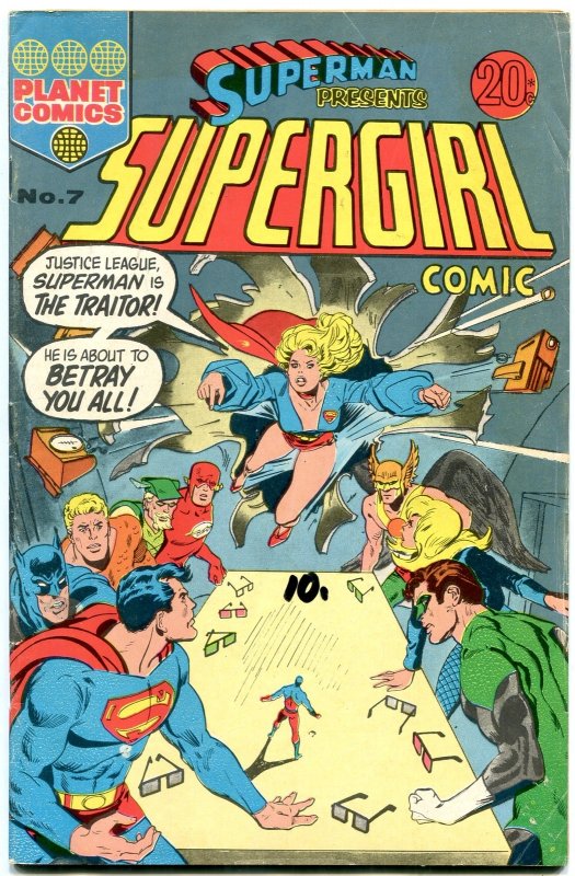 Supergirl #7 (DC Comics, 2017), raw comic book in VG condition — front cover