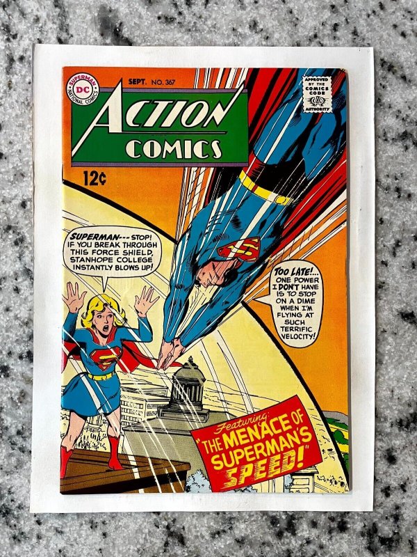 Action Comics #367 (DC Comics), raw comic book in NM- condition — front cover