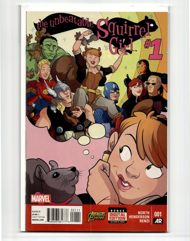 The Unbeatable Squirrel Girl #1 (2015), raw, ungraded comic book — front cover