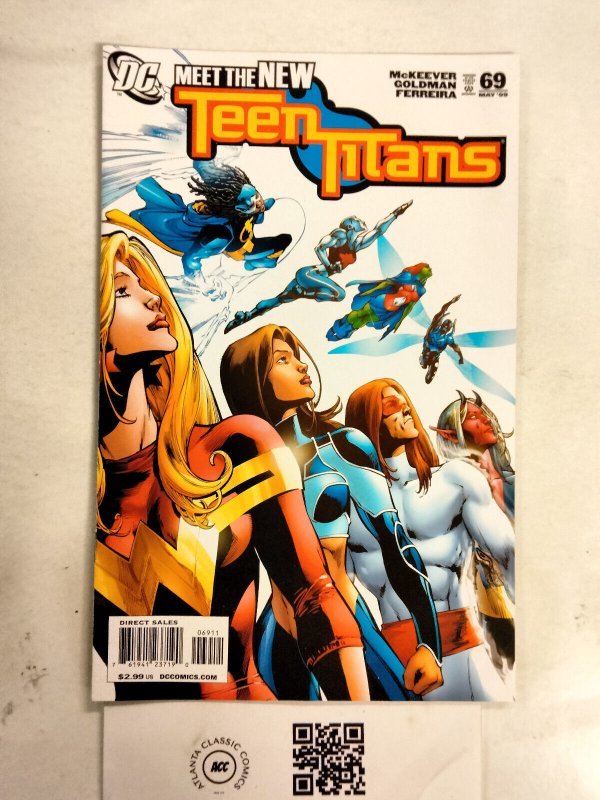 Teen Titans #69 (DC Comics), raw comic book in NM condition — front cover